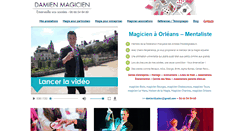 Desktop Screenshot of damien-magie.com