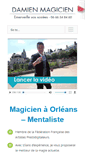Mobile Screenshot of damien-magie.com